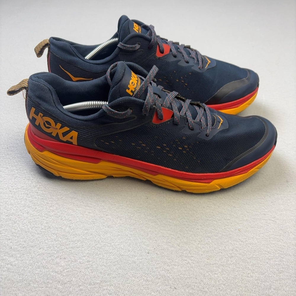 Hoka One One Challenger ATR 6 Trail Running Shoes Mens Size 12 Blue 1106510 OSRY